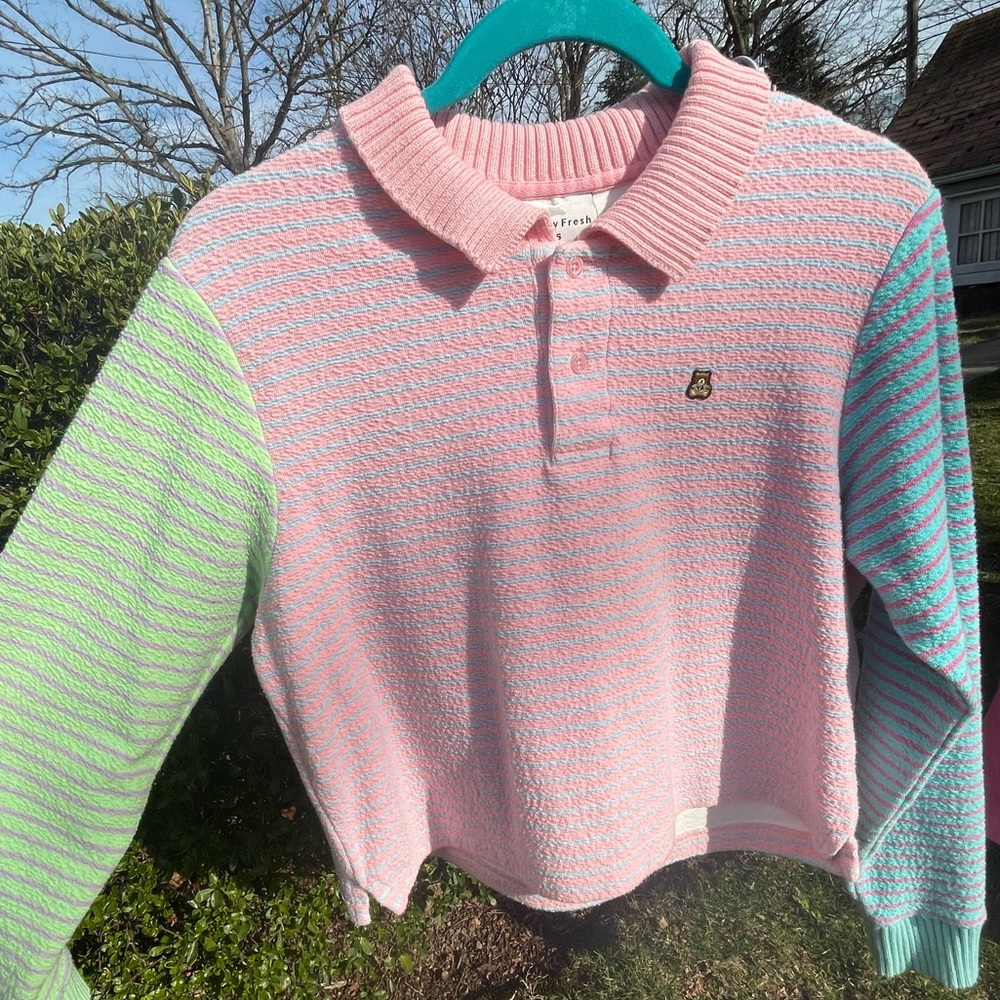 Teddy Fresh cropped pastel longsleeve (Discontinued)